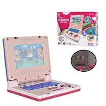Laptop de Brinquedo Infantil Notebook Musical Educativo Interativo com Luz Mouse Criança - Well Kids