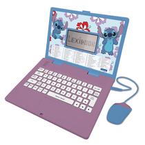 Laptop educacional LexiBook Disney Stitch Bilingual 124 Activities