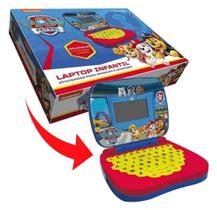 Laptop Educativo Infantil Patrulha Canina Bilingue - Candide