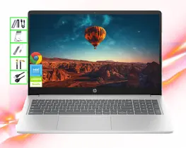 Laptop HP Chromebook 15 HD 8GB RAM 128GB SSD Intel 4-Core