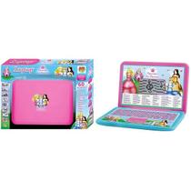 Laptop Infantil 60 Atividades Computador Didatico Princesas DMT TOYS DMT6217