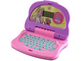 Laptop Infantil Barbie Bilingue Musical - Emite Som Candide