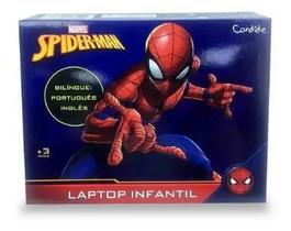 Laptop Infantil - Bilíngue - Homem Aranha - Candide