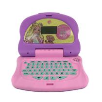 Laptop Infantil Educativo Barbie Charm Tech Bilíngue Português Inglês Rosa Candide Laptop Infantil Educativo Barbie Charm Tech Bilíngue Português Inglês Rosa Candide