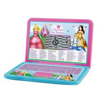 Laptop Infantil Educativo Bilingue Das Princesas - Dm Toys Laptop Infantil Educativo Bilingue Das Princesas - Dm Toys