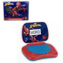 Laptop Infantil Educativo bilíngue ingles e portugues laptop Homem Aranha Spider Man Candide