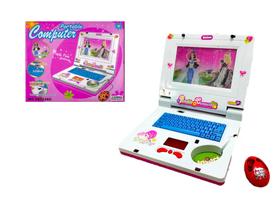 Laptop Infantil Educativo Com Sons Luzes Moure á Pilha - Miki Toy