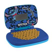 Laptop Infantil Educativo Stitch Bilíngue Pilhas inclusas Candide