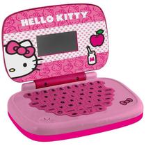 Laptop Infantil Rosa Hello Kitty Bilíngue Educativo Candide