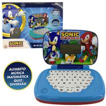 Laptop Infantil Sonic Hedgehog Português e Inlgês Bilíngue - Candide