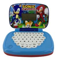 Laptop Infantil Sonic Minigame Bilingue - Candide