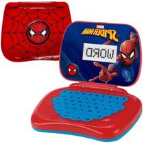 Laptop Infantil Spider Man Bilingue Português Inglês Candide Laptop Infantil Spider Man Bilingue Português Inglês Candide