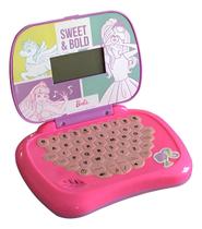 Laptop Minigame Barbie Bilíngue Candide 1812 Rosa Laptop Minigame Barbie Bilíngue Candide 1812 Rosa