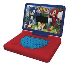 Laptop Minigame Notebook Infantil Bilíngue Sonic Colorido