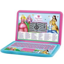 Laptop Princesas Com 60 Atividades Bilíngui DMT6217 Dm Toys Laptop Princesas Com 60 Atividades Bilíngui DMT6217 Dm Toys