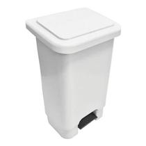 Lar lixeira 15 lts com pedal branca