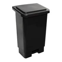 Lar lixeira 25 lts com pedal preta