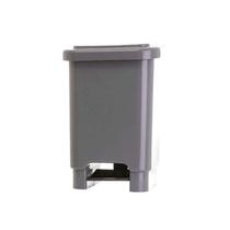 Lar lixeira 50 lts com pedal cinza