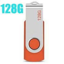 (Laranja-128GB) Unidade flash USB 2.0 de alta velocidade 128GB