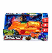 Laranja Carro Monster Moverz Luz E Som - Fun F0122-1