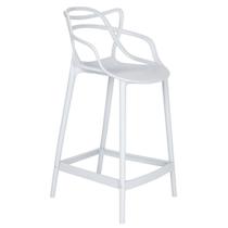 Laraz Home Decor, Banqueta média Masters Allegra 66 cm - Branco Laraz Home Decor, Banqueta média Masters Allegra 66 cm - Branco