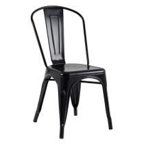 Laraz Home Decor, Cadeira Iron Tolix - Preto Semi Brilho Laraz Home Decor, Cadeira Iron Tolix - Preto Semi Brilho