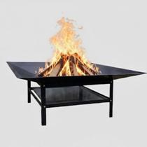 Lareira 70cm p/ Jardim Fogueira Externa Portatil a Lenha