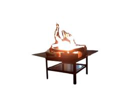 Lareira 80Cm Para Jardim Fogueira Externa Portatil A Lenha Lareira 80Cm Para Jardim Fogueira Externa Portatil A Lenha