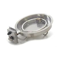 Lareira a Gás Fire Pit Queimador Redondo para Área Externa - K3 Imports