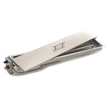 Lareira a Gás para Área Externa Fire Pit Queimador Retangular - K3 Imports