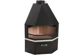 Lareira de Canto Grande c/ Caixa de Lenha Fornos Pinhal