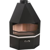 Lareira De Canto Grande Com Caixa Com Kit De Inst. Preto Lareira De Canto Grande Com Caixa Com Kit De Inst. Preto