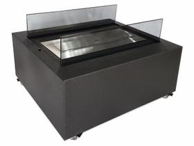 Lareira Eco Classe A Álcool - Mesa Centro Aço Queimador 50Cm