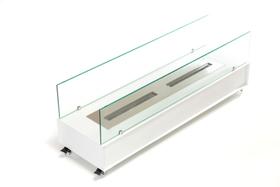 Lareira Ecológica a álcool ou etanol Aço Branca 100cm Lareira Ecológica a álcool ou etanol Aço Branca 100cm
