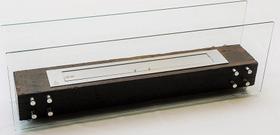 Lareira Ecológica Álcool Etanol Com Rodas - 140 Cm Modelo Mauna - K3