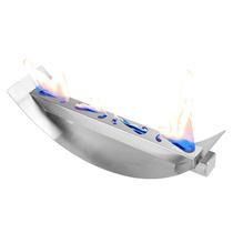 Lareira Ecológica Curvada Portatil em Inox 40cm à Álcool/Etanol - Zenite Lareira Ecológica Curvada Portatil em Inox 40cm à Álcool/Etanol - Zenite