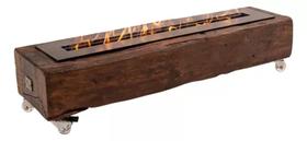 Lareira Ecológica Dormente Completa Portátil Etanol/álcool