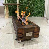 Lareira Ecológica Eco Dormant Q60 Inox A Álcool/Etanol Magic Fire