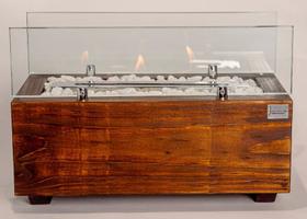 Lareira Ecológica Madeira 4 Queimador Inox 304 - INEMO