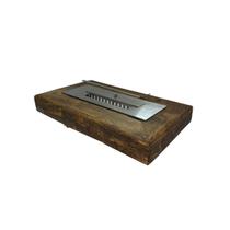 Lareira Ecológica Suporte Em Cruzeta Queimador Inox 46cm - Selmetal