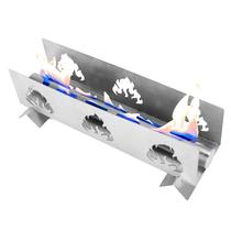 Lareira Ecológica Tradicional Portatil em Inox 40cm à Álcool/Etanol - Zenite Lareira Ecológica Tradicional Portatil em Inox 40cm à Álcool/Etanol - Zenite