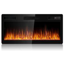 Lareira Elétrica BOSSIN 36" Ultra Fina Embutida 120V