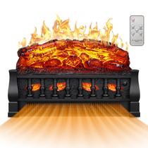 Lareira Elétrica Embutida Electactic 21" Aquecedor de Troncos 750W/1500W