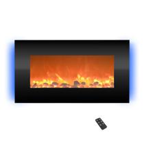 Lareira elétrica Northwest 30" montada na parede, controle remoto de 1500 W