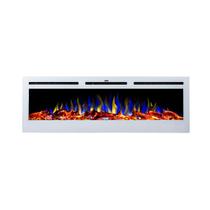 Lareira eletrica, tela 55", tensao 127v, frequencia 60hz, potencia 1500w, ipxo, classe i - cor branca - com marca: chaleur