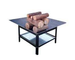 Lareira Externa 70Cm Jardim A Lenha Fogueira Fireplace - Lazer E Você