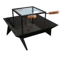 Lareira Externa c/ Grelha Moeda