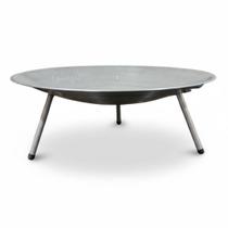 Lareira Externa Fire Pit 55cm Aço Carbono com Pés Removíveis Lareira Externa Fire Pit 55cm Aço Carbono com Pés Removíveis