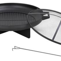 Lareira Externa Lenha Braseiro Em Aço 89X80X39Cm - Fogueira Lareira Externa Lenha Braseiro Em Aço 89X80X39Cm - Fogueira