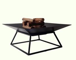 Lareira Para Jardim 70cm Externa A Lenha Portátil